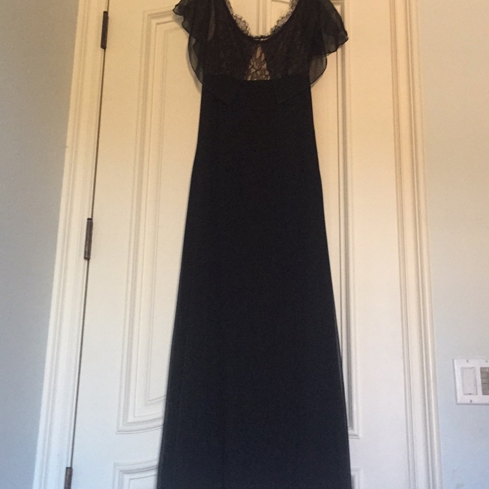Black evening dress